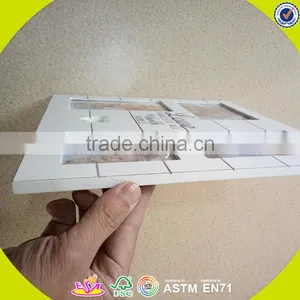Оптовая продажа белого простого и милого деревянного рамки для картин и фотографий W09A052 2017 года thumbnail-2