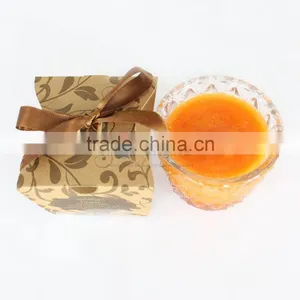 Creative Gift Orange Wax Candle Hold thumbnail-1