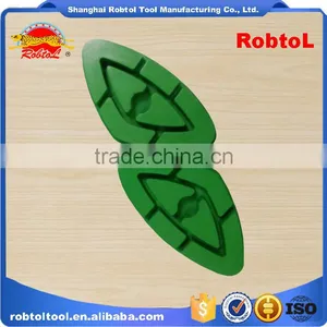 95mm 5# Diamond Floor Polishing Pads Triangle Hook and Loop Grinding Grinder Renew Renovation Marble Granite Concrete Terrazzo thumbnail-5