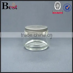 15/30/50/100g Clear Glass Cream Jar Round Shape Glass Jar for Face Cream thumbnail-6