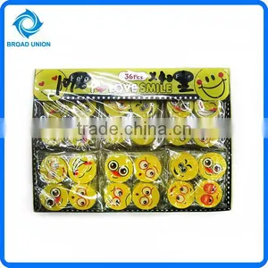 Round Shape Cute Smile Eraser Emoji Eraser Rubber Eraser thumbnail-1