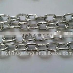 High Quality High Tensile Heavy Duty Hot Dip Galvanized Link Chain thumbnail-2