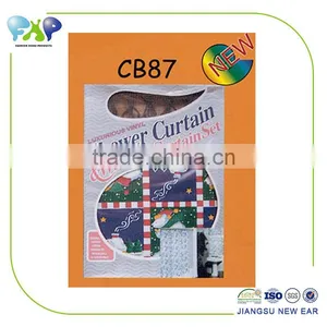 Waterproof Shower Curtain Pvc Curtain---Factory Export to EUROPE thumbnail-1