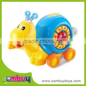 Newest Musical Electric Cartoon Plastic Turbo Snail Toys thumbnail-1