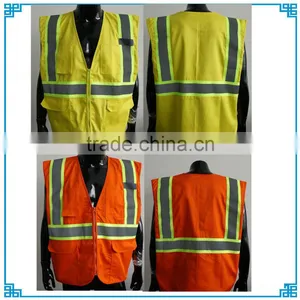 Orange Fire Resistant Vest 100% Cotton thumbnail-1
