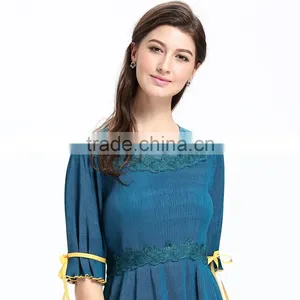 Lady Fashion With Picture Summer For Western Party Wear Cloth Woman Dress thumbnail-2