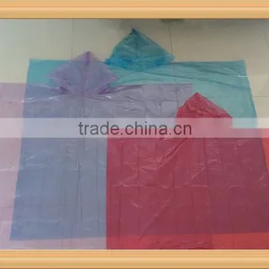 PE Disposable Different Colors Poncho for Promotion thumbnail-1