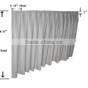 High Quality White Table Skirt thumbnail-1