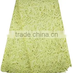 100% Cotton Textile Guipre Lace Fabric Embroidery African Lace Fabrics thumbnail-3