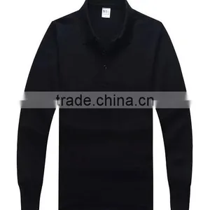 Customzied Blank Polo Shirt With Long Sleeves Unisex Autumn&Winter Top Clothings With Private Labels Or Company Logo Print thumbnail-6