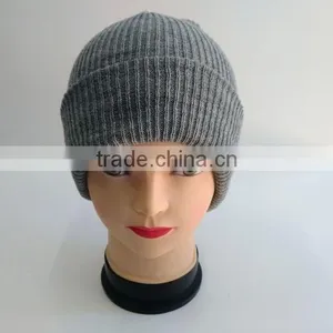 Irregular Stripe Warm Acrylic Knitted Hat thumbnail-3