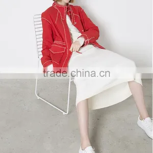 High Quality Latest Design Custom Design Red Jacket Women thumbnail-6