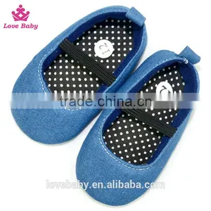 Denim Color Point Baby Girls Prewalker Shoes Buster Brown Baby Walking Shoes LBF2015122304 thumbnail-1