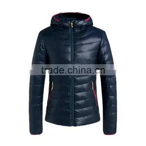 OEM Fashion Ultra Light Nylon Down Jackets/women Slim Fit Women Light Down Jacket For Outdoor and Indoor thumbnail-4