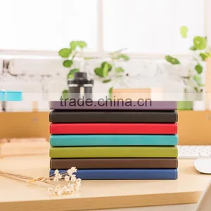 A5 Softcover Busniess Notebook PU Section Sawing Binding Planner for Gift Customizable Logo thumbnail-5