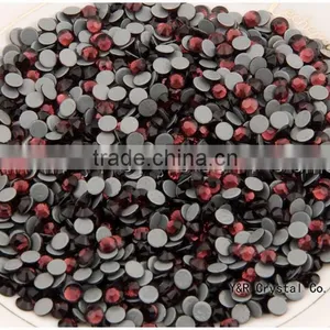 2058HF Amethyst Color Ss10 2.7-2.9mm Hot Sale and Best Quality Iron On Flatback Rhinestones Crystal Hotfix thumbnail-5