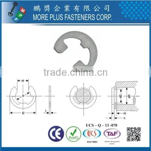 Made in Taiwan External Snap Inox 302 DIN6799 Circlips thumbnail-1