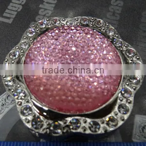 Fashion Round Jewelry Crystal Red Foldable Bag Holder/purse Hook thumbnail-1