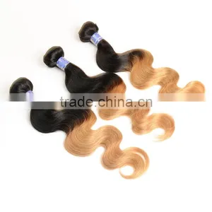 Factory Direct Wholesale Paypal Accept Fast Shipping 1b/27 Two Tone Hair Weave thumbnail-3