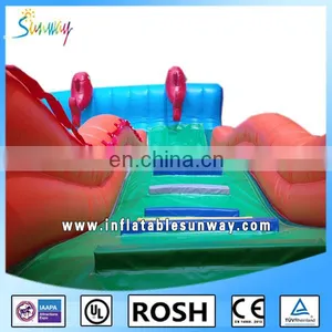SUNWAY Best Price Used Water Park Rainbow Racing Slide Giant Water Slide for Sale thumbnail-4