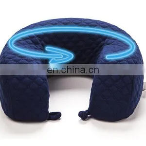 Factory High Quality Cotton Filled Adult Travel Pillow thumbnail-6