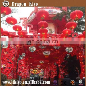 Popular on New Year's Day Wholesale Chinese Hanging Silk Lantern thumbnail-1