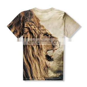 US Fashion Lion Pitcure Print High End Mens 3D T Shirt thumbnail-2
