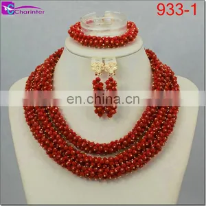 African Hand Made Beads Costume African Jewelry Sets African Beads Jewelry Set thumbnail-1