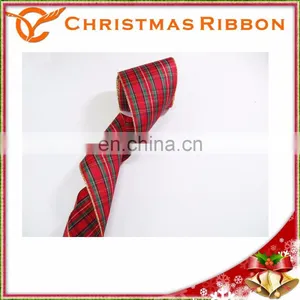 Vertical Stripes In Multiple Colors Ribbon Christmas Lace thumbnail-1