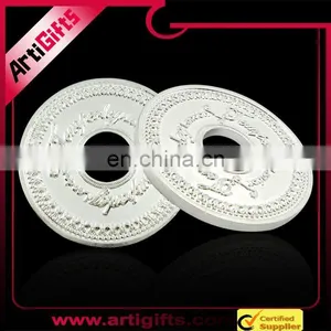 Round Souvenir Metal Silver Coin thumbnail-1