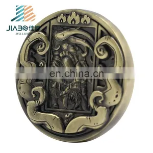 Zinc Alloy Dia Casting American 3d High Relief Souvenir Metal Coin thumbnail-6