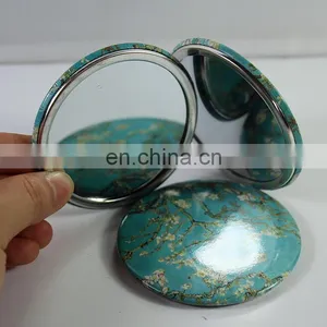 OEM Factory -Promotional Tinplate Pocket Mirror thumbnail-1