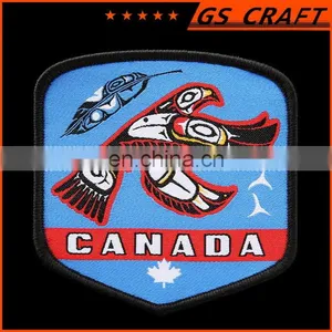 Washable,Eco-Friendly Feature and Woven Technics Low Price Woven Patch thumbnail-5