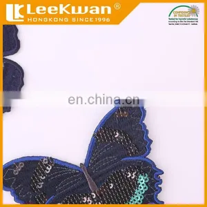 Butterfly Design Embroidery Patches, Full Color Sequin Patch thumbnail-5