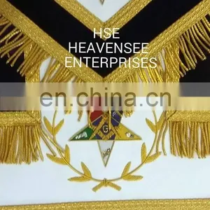 MASONIC REGALIA GRAND PATRON APRON PURPLE thumbnail-6