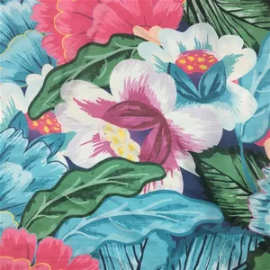 Hot New Pattern Custom Digital Printed 100% Floral Rayon Fabric thumbnail-1