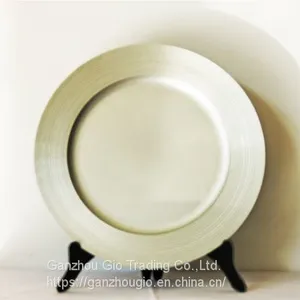 Christmas Plate Plastic Charger Plate Made in China YF-60048 thumbnail-1