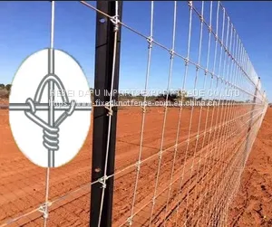 High Quality Fixed Knot Wire Mesh Field Fence Farm Guard thumbnail-2