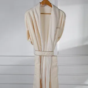 Eliya China Supplier White Satin Robe Terry Bath Robes Luxury Hotel thumbnail-1