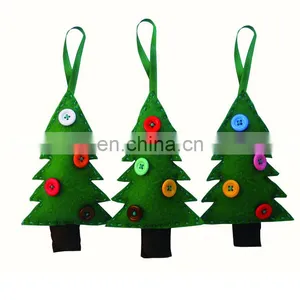 DIY Felt Christmas Tree Ornaments With Merry Christmas Felt Wall Hanging Christmas Decorations thumbnail-1