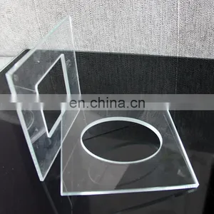 Electronic Wall Switch Glass Panel, Tempered Clear Glass Light Switch Glass Plates, Electrical Touch Switch Glass thumbnail-2