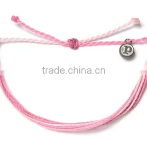 Hot Sale Chinese Good Luck Bracelet Wax Cord Woven Bracelet for Girl thumbnail-1