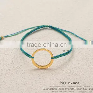 2015 New Fashion Bangle Cotton Paraffined Rope Woven Bracelet thumbnail-5