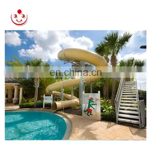 Fiberglass Spiral Tube Pool Water Slide for Sale thumbnail-1
