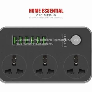 LDNIO 6 USB 3 Outlet Universal Usb Power Strip Desk With Usb Charger Extension Socket thumbnail-2