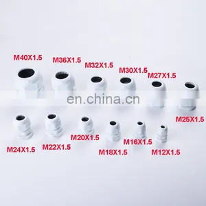 M25 M27 M30 M32 M36 M40 Plastic Nylon Waterproof Cable Glands Joints IP68 Plastic Cable Fixed Head, Cable Connector thumbnail-4