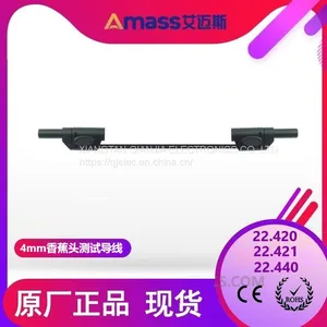 Safety Test Lead With the Insulated 4mm Stackable Plug on Both Ends 22.420 thumbnail-1