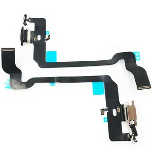 USB Charger For IPhone XS Port Dock Connector Plug Charging Microphone Headphone Audio Flex Cable thumbnail-2