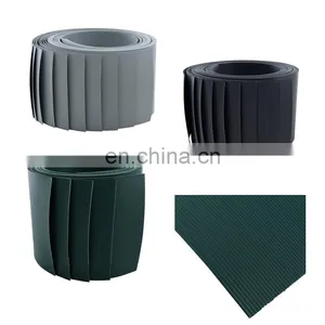 Ral7040 Privacy Screen Garden Protection 4.7cmx50m Vertical Grau Pvc Hard Strip Fence With Clips thumbnail-3