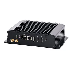 Industrial Mini PC N100 2HDMI 1DP Display 2COM RS232 for AI/Digital Signage/Factory Automation Use thumbnail-4